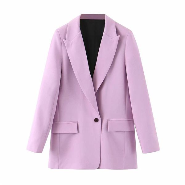 

women office lady wear suit blazer solid casual single breasted coat jacket long sleeve notched collar pockets blazers, White;black