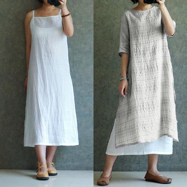 

2020 женщины белая рубашка платье sexy спагетти ремень пляж лето sundress casual свободный женский vestidos femme плюс размер 5xl, Black;gray