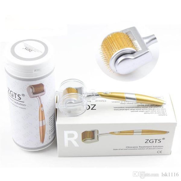 

professional titanium zgts derma roller 192 needles for face care and hair-loss treatment ce certificate proved