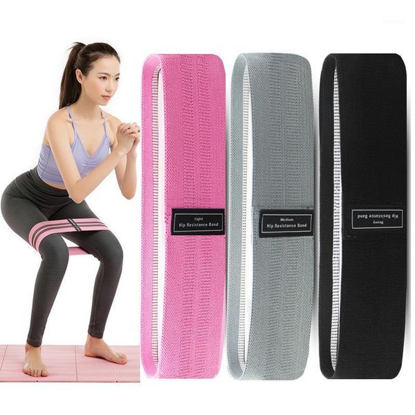 Bande di resistenza Set da yoga per gambe BuBooty 3 livelli Elastico antiscivolo Sport Fitness Allenamento Esercizio Donna/Uomo Hip1