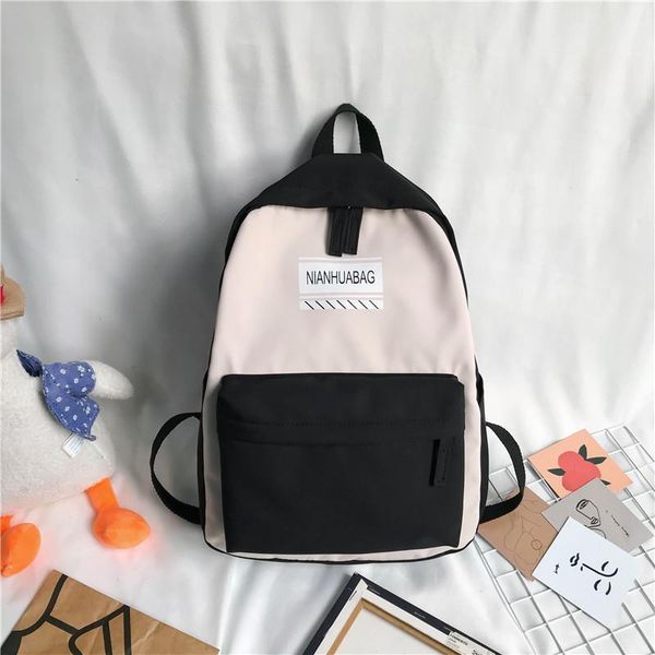 

мода рюкзак водонепроницаемый женщины рюкзак 15,6 дюймовый ноутбук школа рюкзак solid color школа сумка для девочек-подростков женский yxlbp