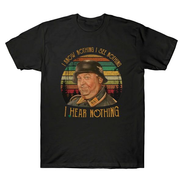 

sergeant schultz i know nothing i see nothing i hear nothing men brand for man better crazy hoodie designers t shirts sweatshirt