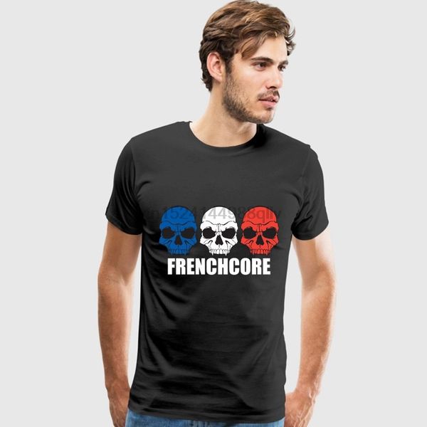 

french hardcore skulls tee shirt men geek custom short sleeve boyfriend 3xl thunderdome tshirts sport hooded sweatshirt hoodie