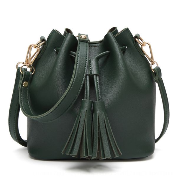 

women's 2020 new korean style women's bucket bagshoulder bucket bagbag casual crossbody shoulder bag bags tassels pqql8