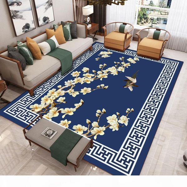 

rug living room carpet sofa tea table cloth large-area european-style household bedroom full-piece bedside blanket room new chinese-style fl