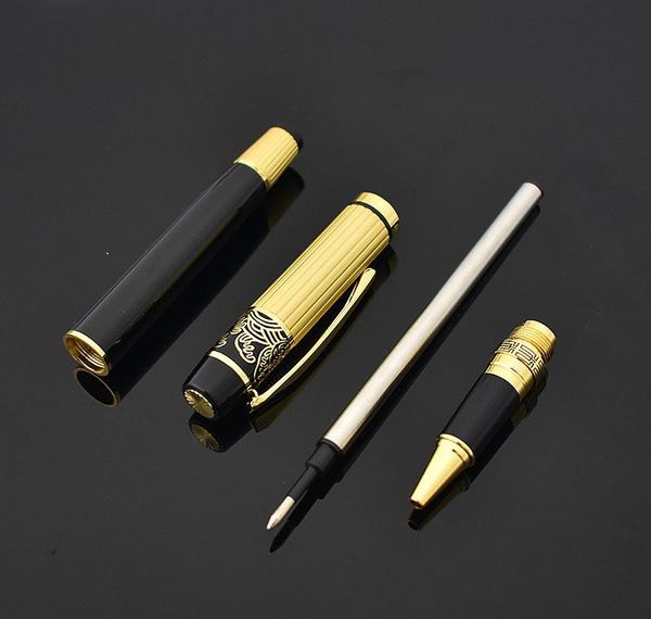 

901 metal roller pen ballpoint pen for business writing office school supplies qylchd jjxh, Blue;orange