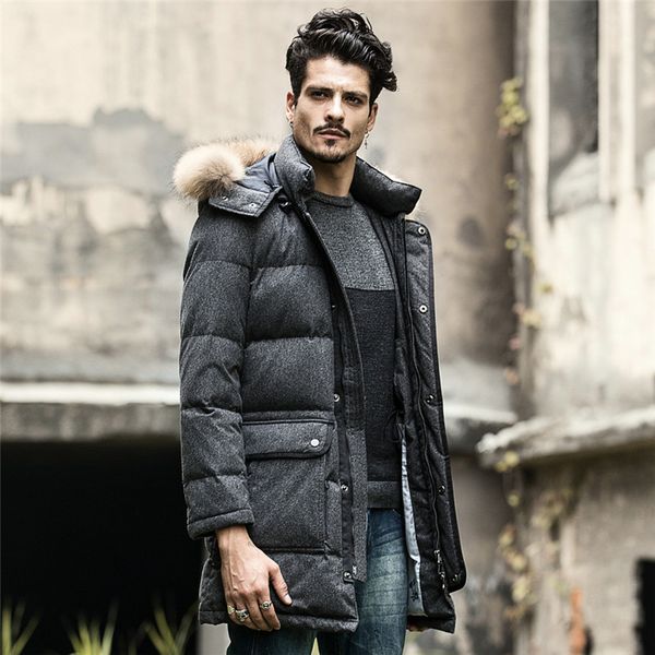 

2021 new exquisite winter parkas hombre male duck down men's jacket jackets with black man's hood wxf172 gn8x