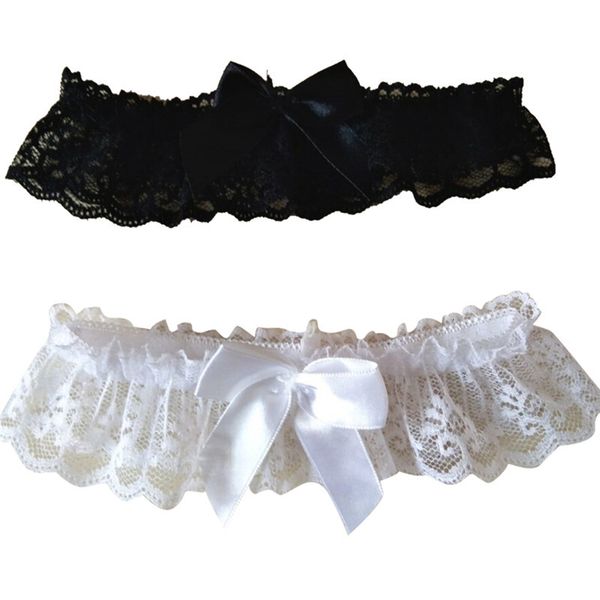 

bow lace toss belt bridal lingerie white garter wedding accessories, Black;white
