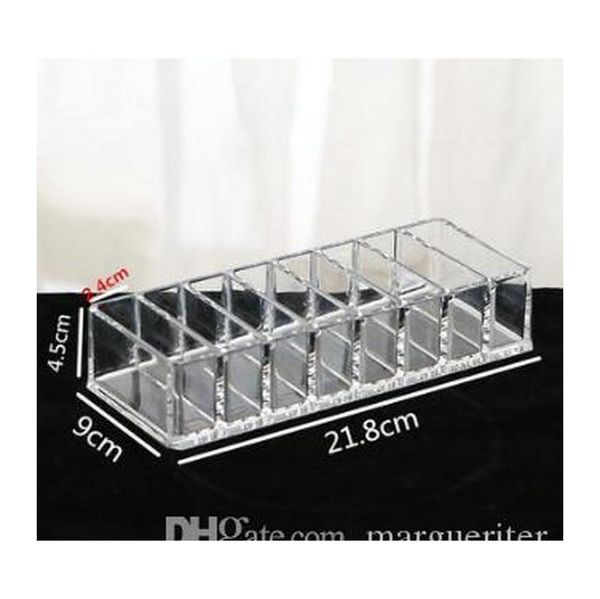 

makeup organizer clear acrylic brush lipstick holder new 8 grid cosmetic makeup tools transparent jllzuw insyard