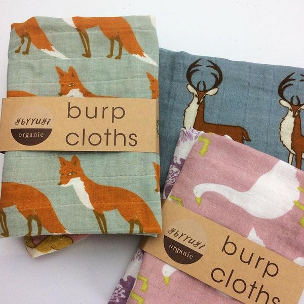 

baby burp cloths 2pcs lot cotton gauze muslin activity bandanas bibs soft breathable newborns towel scarf