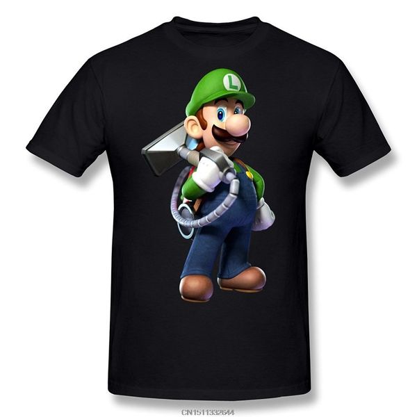 

printed summer style tees male harajuku fitness brand clothing men's luigis mansion t-shirt black tee sport hooded sweatshirt hoodie