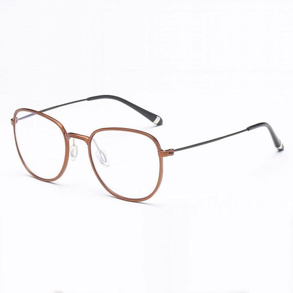 

fashion sunglasses frames alloy frame glasses full rim eyewear men and women style optical prescription spectacles, Black
