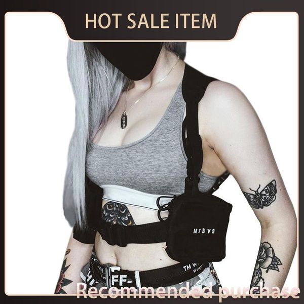 

bag chest pack for sidebags style tactical streetwear g174 waist men women outdoor shoulder holsters punk sling hip-hop rdqar