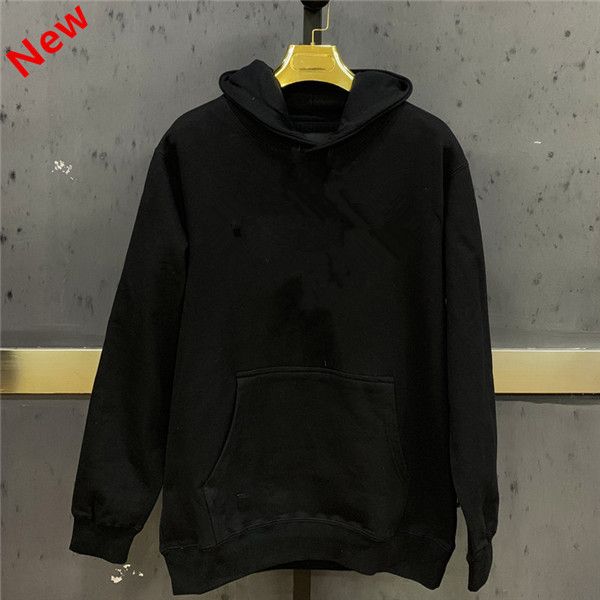 

new design hoodies sweater mens sweatshirts head embroidery winter couple hoodie with letters designer streetwear b̴alenciaga, Black