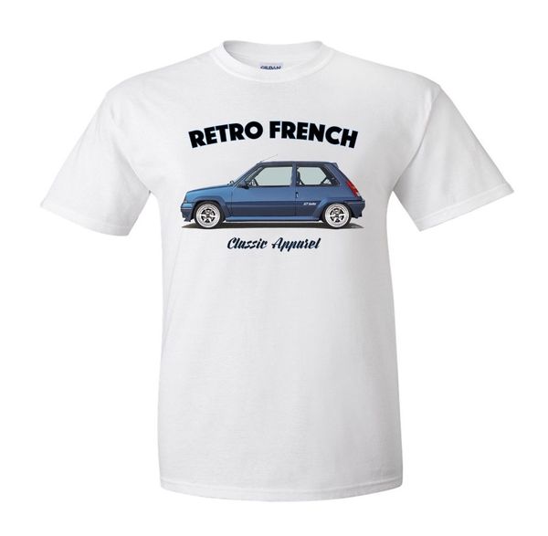 

2018 super fashion renault 5 gt turbo t-shirt. retro french. classic car custom shirts sport hooded sweatshirt hoodie