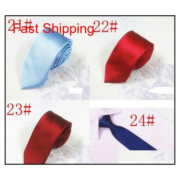 

24 colors 5cm casual narrow arrow ties for men fashion skinny necktie neck ties candy col qyleju homes2007, Blue;purple