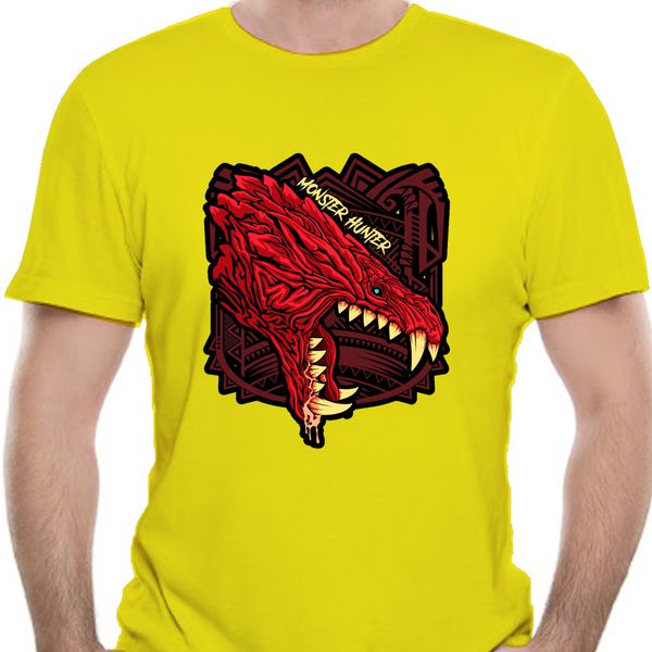 

monster hunter dragon odogaron fanged wyvern unique for man summer casual 6xl big size la camiseta 9594a sport sweatshirt hoodie t shirt
