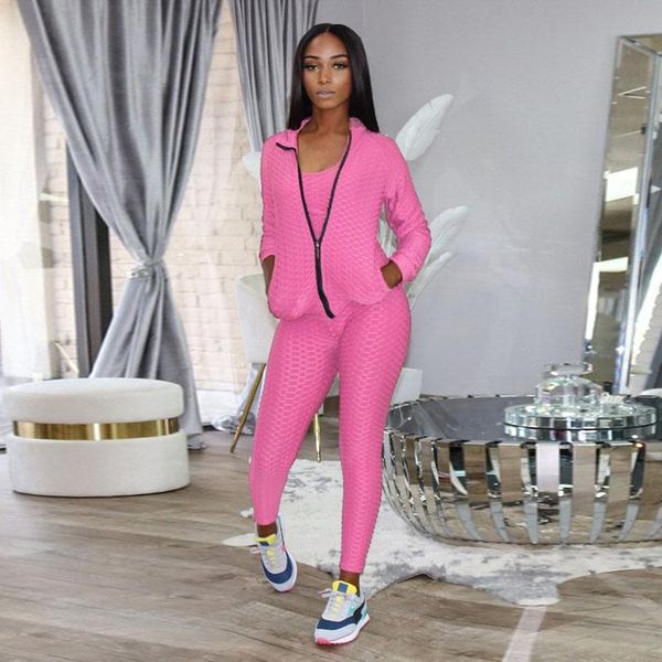 

2021 autumn winter two pieces set and jumpsuits tracksuit women set elastic waist warm velvet jumpsuit sweatershirts, Gray