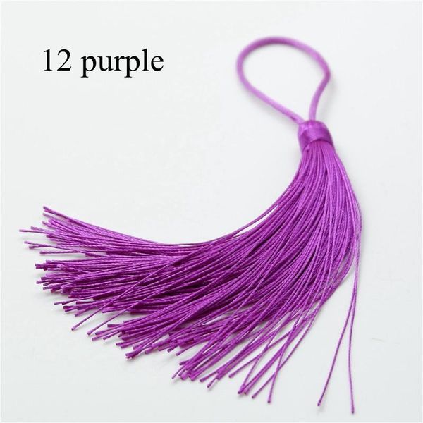 

12pcs lot 12cm tassel silk fringe sewing 20 colors available decorative tassels for curtains home sheets decoration accessories h jllesr