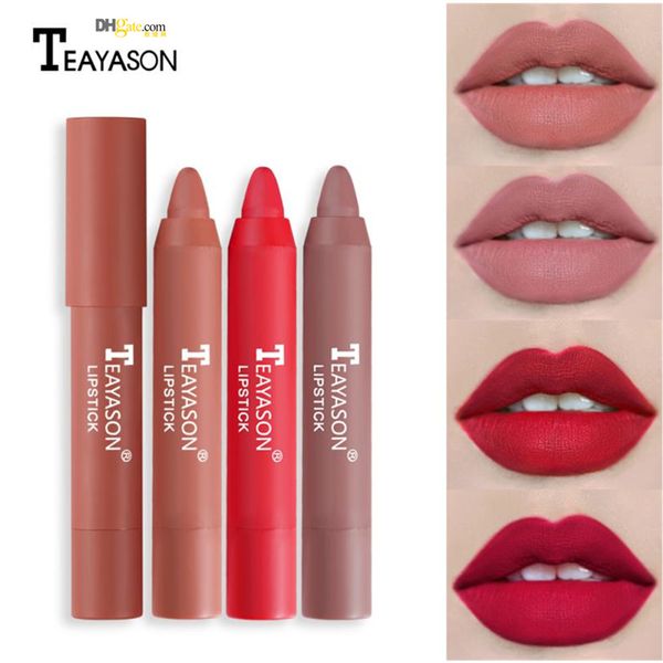 

teayason 12 colors matte lipstick lip tint lipstick pen makeup waterproof maquillaje maquiagem long lasting make up