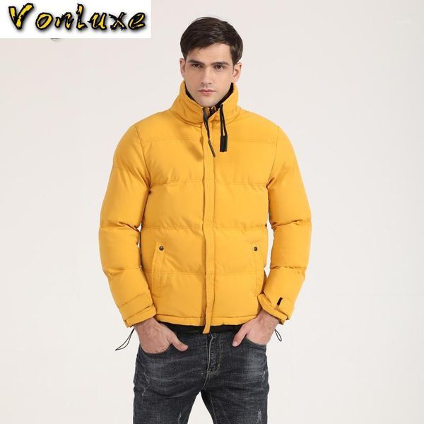 

new brand winter jacket for men clothing 2020 streetwear down cotton coat man bomber men's jackets puffer coats yyyz55021, Black
