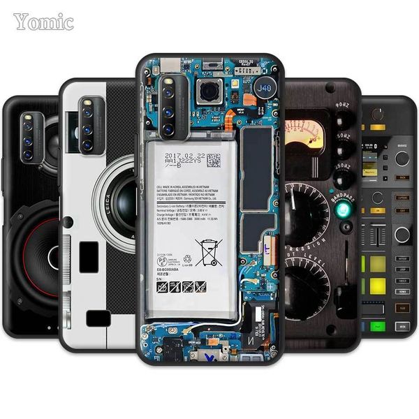 

camera battery calculator soft case for vivo iqoo 3 5g z1 v19 s1 y15 pro y12 y17 y19 y30 y50 black silicone mobile phone cover