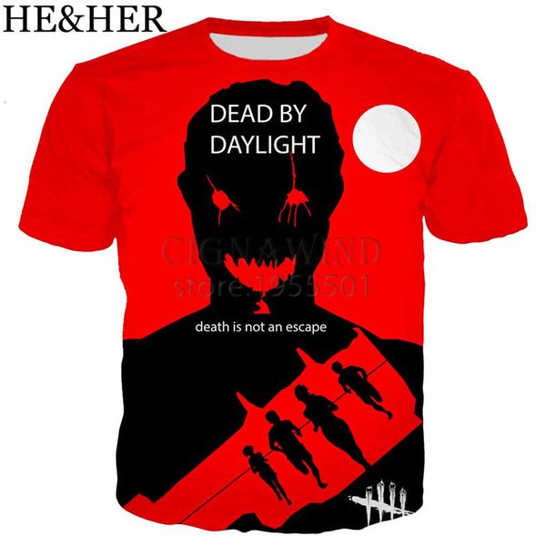 

new arrive popular game dead by daylight cool 3d print shirts comics aesthetic comics men clothing