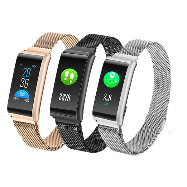 

waterproof ip67 bluetooth care smart health bracelet with heart rate monitor