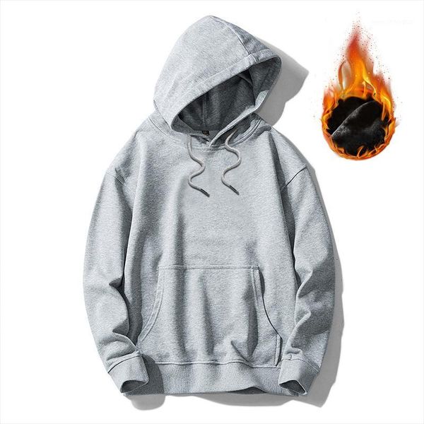 

men's hoodies & sweatshirts 8xl plus size men solid color hoodie colorful colors optional casual style 4 fleece men1, Black