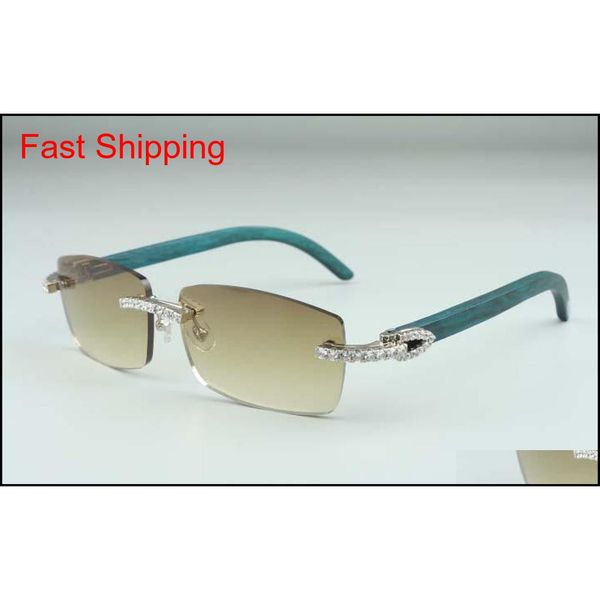 

3524012-11 big diamond sunglasses, green wood glasses, square piece eyeglasses fashion men's and women's boun qylytw queen66, Black