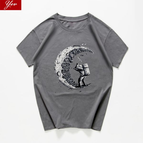 

digging the moon funny summer aesthetic loose streetwear graphic hip hop clothing sport hooded sweatshirt hoodie men t shirt