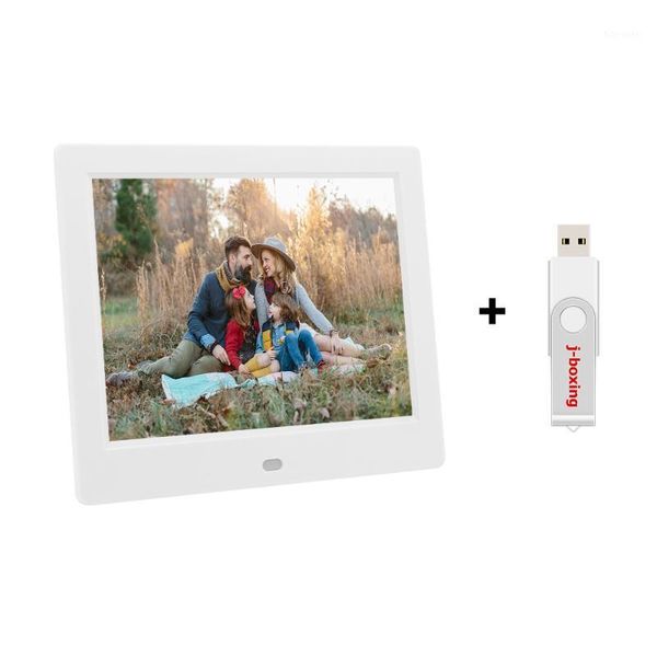 

8 inch lcd screen digital p frame hd 1024*600 multi function video display with remote control + 32gb usb flash drive1