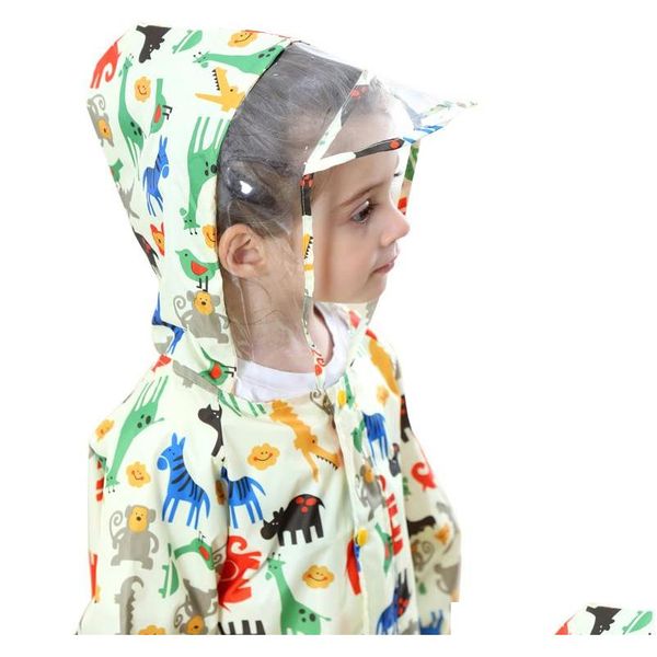 

children cartoon raincoat kids jumpsuit rainwear raincover for children baby boys girls waterproo qylcex bbgargden