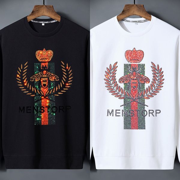 

с длинными рукавами, свитер мужскими осенью новых мужской круглой шея длинной футболки горячих пуловеры pullovercoat pulloverdiamond интерне, Black