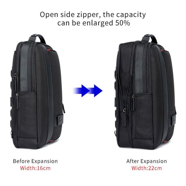 

bopai business mens backpack black usb charging theft lapbackpack 15.6 inch male large capacity college school bags sqcomr pingtoy