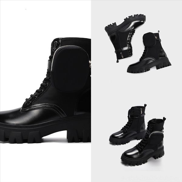 

ngyul flats women up motorcycle dener snow boot over knee boots women rome style boots lace shoes woman suede long, Black