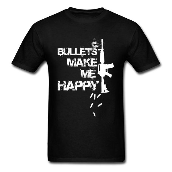 

black fashion t-shirts awm gun bullets make me happy crew neck russia arm ak 47 t-shirt mens cool sport hooded sweatshirt hoodie