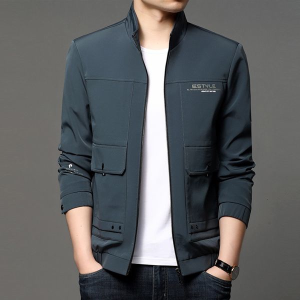 

zhuo danlong's new autumn 2020 jacket stand collar casual men's coat t675, Black;brown