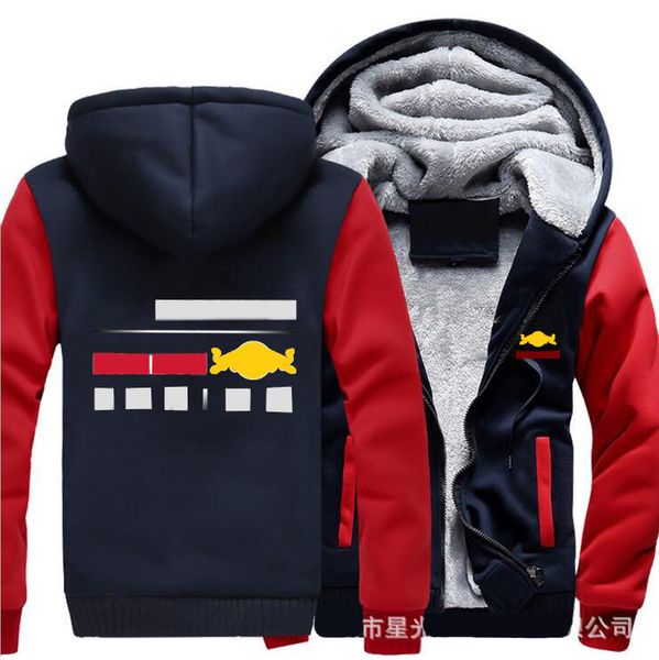 

2021 men's autumn and winter fashion trendy brand plus velvet thick warm windproof hoodie motorcycle riding hoodie