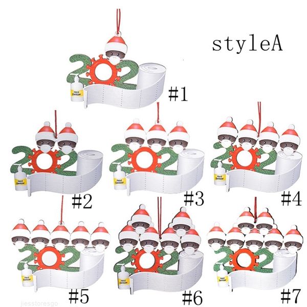 

factory outletcqzachristmas decoration wooden diy name blessing snowman with mask xmas tree hanging pendant family of 3 4 5 6 party decora