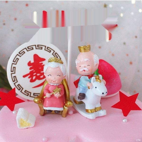 

wal6f old birthday star cake ornaments and ornamentsaccessoriesornaments golden wedding commemorative decorative decorative birthday grandpa