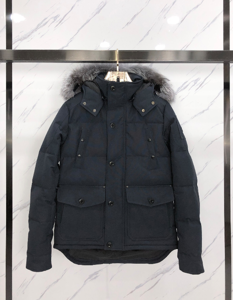 

2020 fw mens winter down jacket puffer hooded thick coat jacket mens down jackets m.k parka winter coat present 20101401q, Black