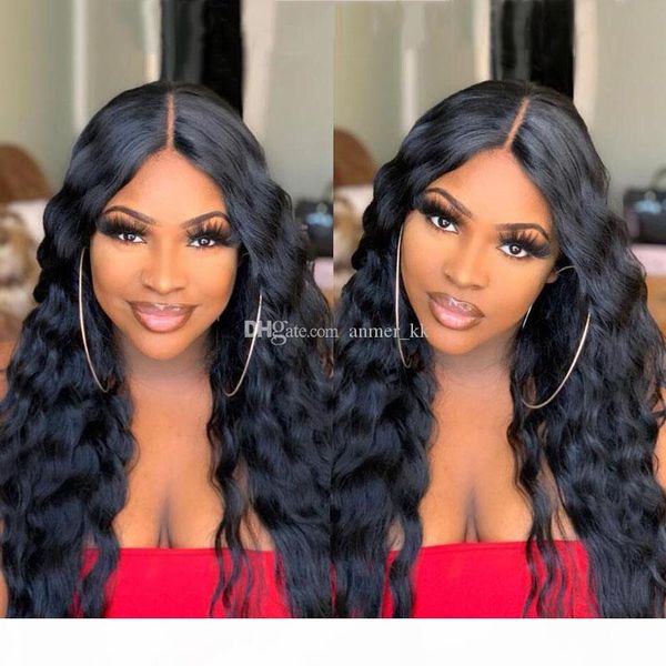 

water wave lace front human hair wigs full frontal lace wig glueless brazilian remy hair wig pre plucked with baby hair, Black;brown