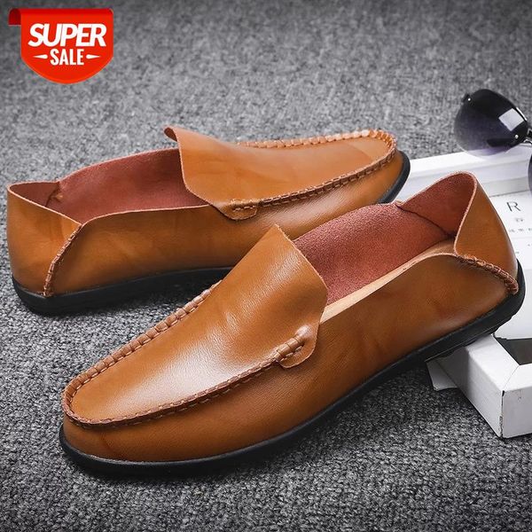 

mens casual shoes genuine leather loafers moccasins men slip on driving boat shoes breathable comfortable soft loafer #yu42
