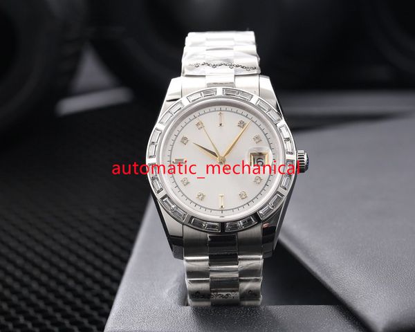 

classic multiple styles mens watch u1 factory 41mm stainless steel diamond bezel automatic mechanical 904l sapphire luxury wristwatches ar34, Slivery;brown