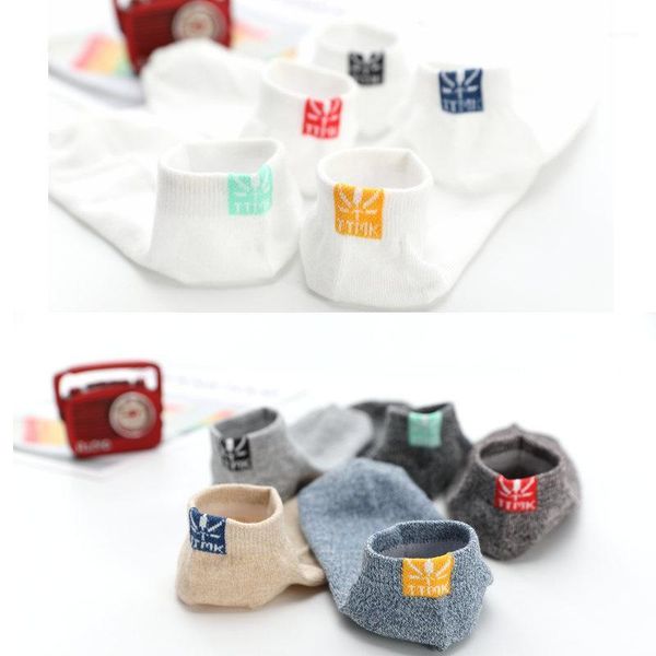 

5 pairs harajuku chaussette style ankle socks for women men cotton hip hop socks man meias mens calcetines1, Black;white