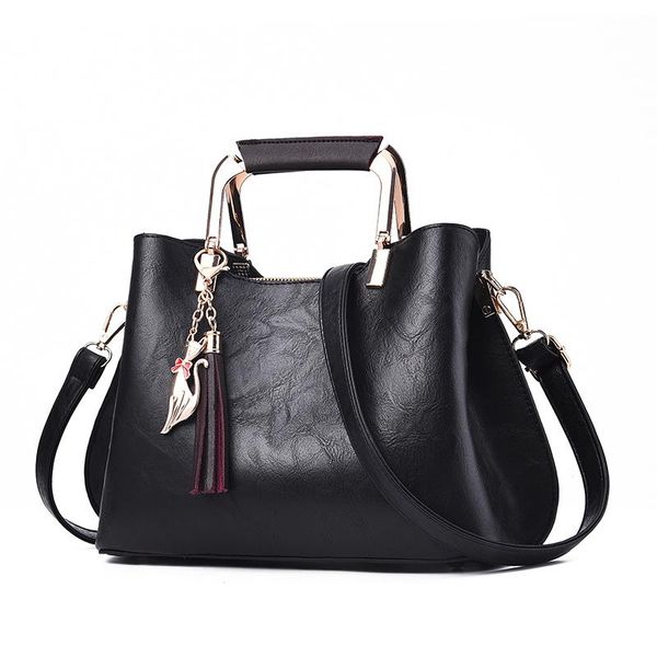 

women handbags luxury designer 2020 ladies pu leather handbag messenger new shoulder bags korean style tassel totes bags female