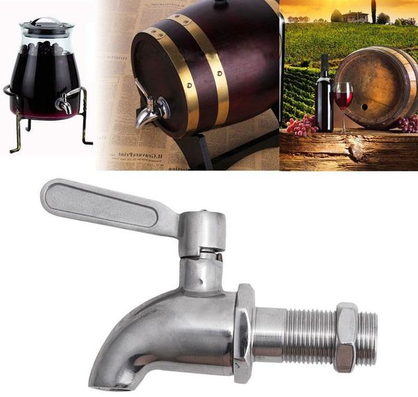 

stainless steel beverage drink dispenser wine barrel spigot / tap / faucet m16 jllazfb eatout