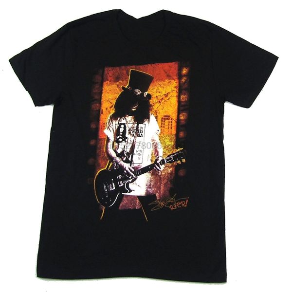 

slash hollywood hills подпись black t shirt new merch guns n roses летняя майка спортивная с капюшоном толстовка толстовка