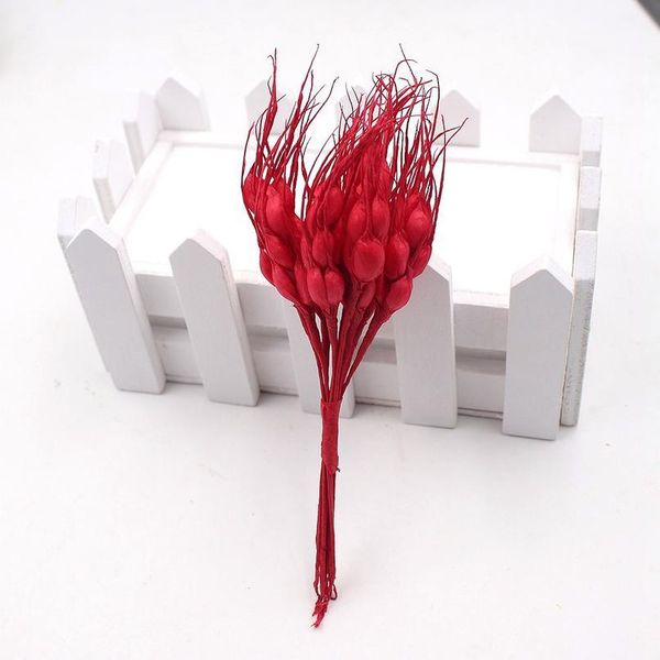

10pcs/lot artificial flower mini bubble wheat bunches for wedding home decoration diy craft garland scrapbook flower acc jllzwt